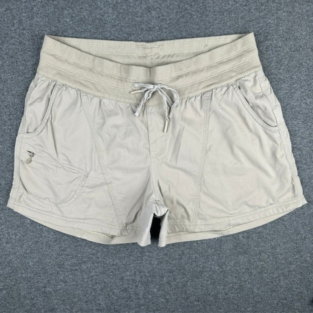 The North Face Aphrodite 2.0 Shorts Womens Medium Tan Khaki Hiking Casual